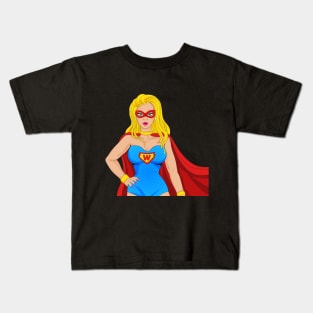Super Hero Woman Kids T-Shirt